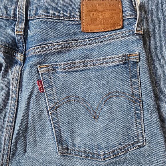 Levi's Wedgie Tapered Leg High Rise Ankle Jeans Size 27 - Picture 8 of 13